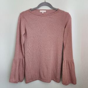 Benedetta B Bell Sleeve Made in Italy Merino Wool Blend Sweater Size Small